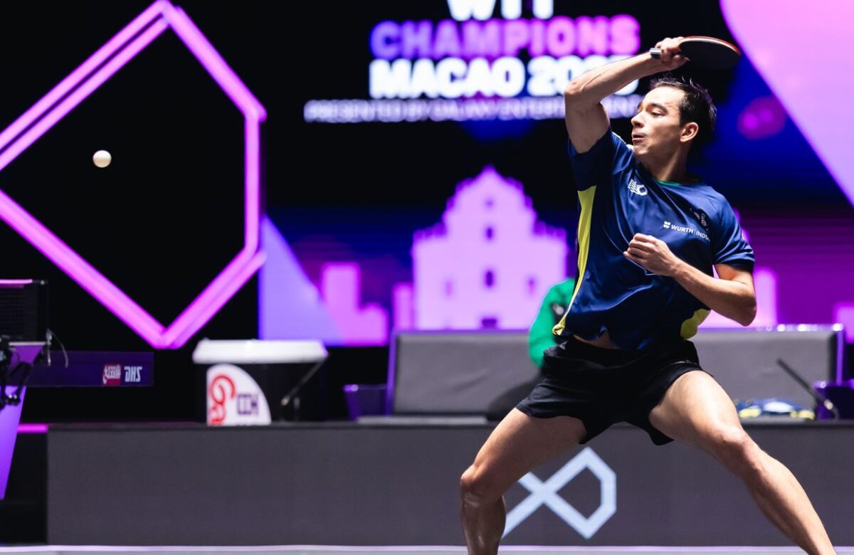 Hugo Calderano é vice-campeão do WTT Champions Macau