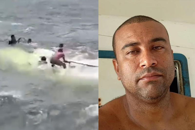 Família faz buscas para localizar pescador desaparecido após embarcação naufragar na costa do Pará