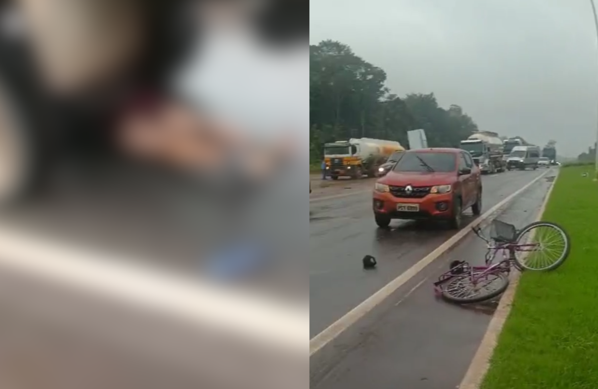 Ciclista sobrevive após atropelamento na BR-316, em Santa Izabel no Pará