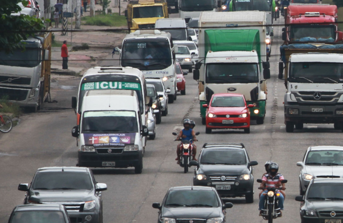 Com frota de 592 mil veículos, Belém testa limites do trânsito e chega próximo da saturação, alerta especialista