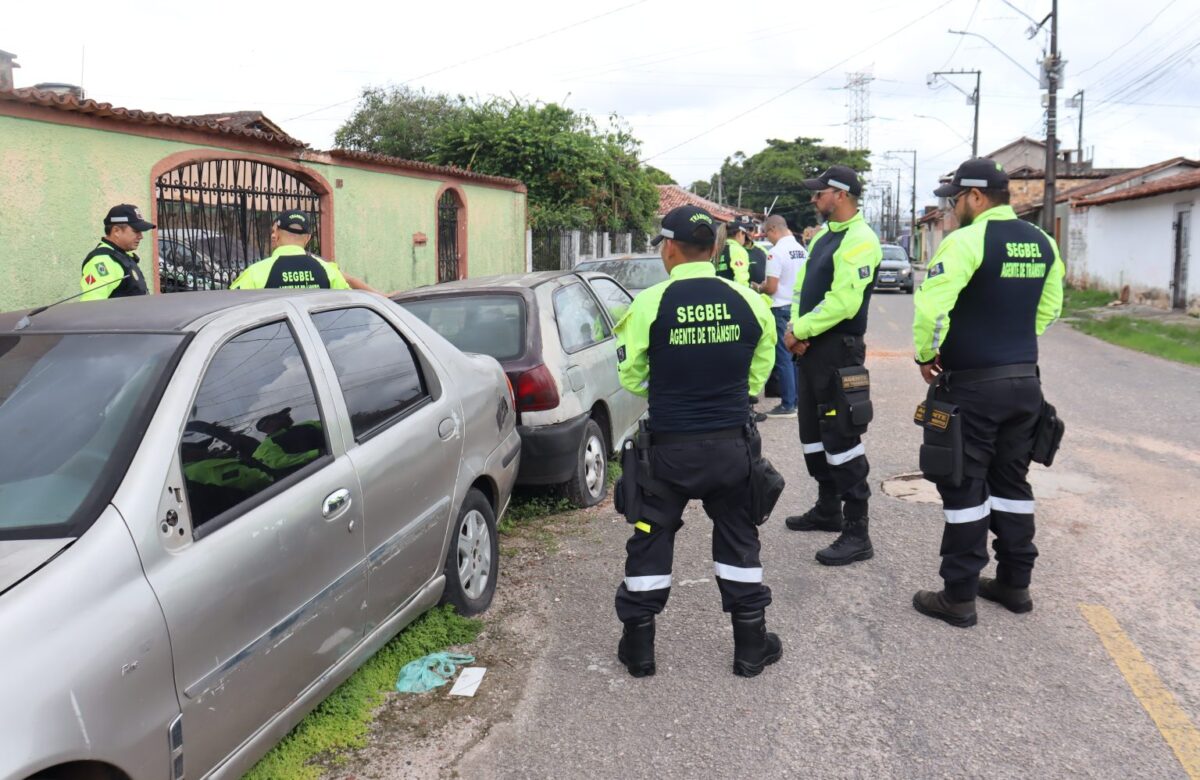 Operação Carro Velho: Prefeitura de Belém intensifica retirada de veículos abandonados das ruas