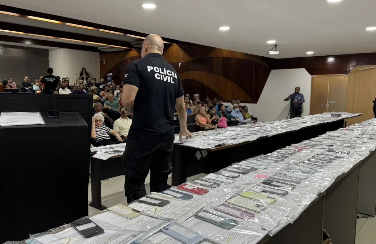 Quase 500 celulares recuperados são devolvidos as vítimas em Belém durante operação policial