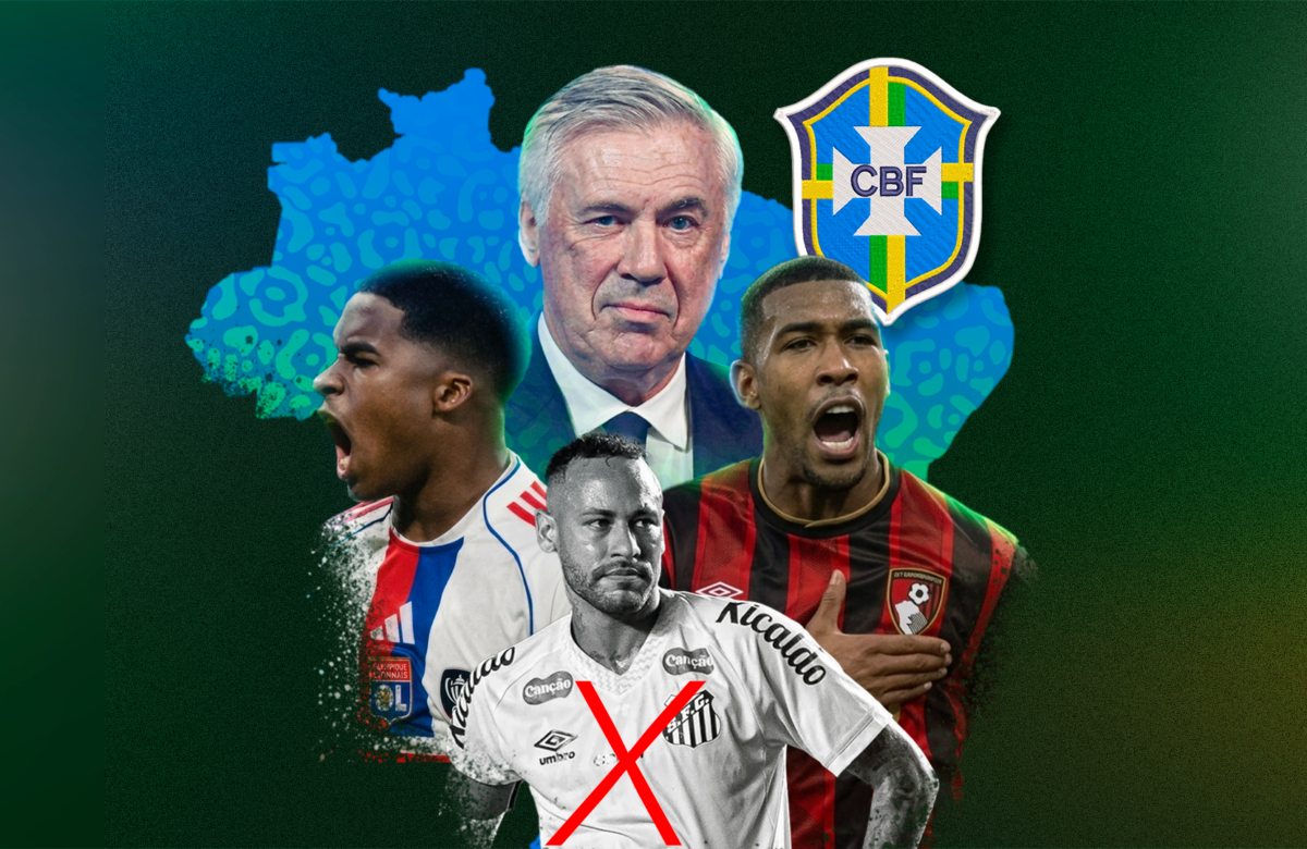 Sem Neymar, Ancelotti aposta em juventude brasileira em nova convocação