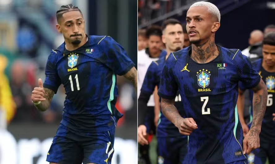 Raphinha e Wesley são cortados da Seleção Brasileira após lesões contra a França