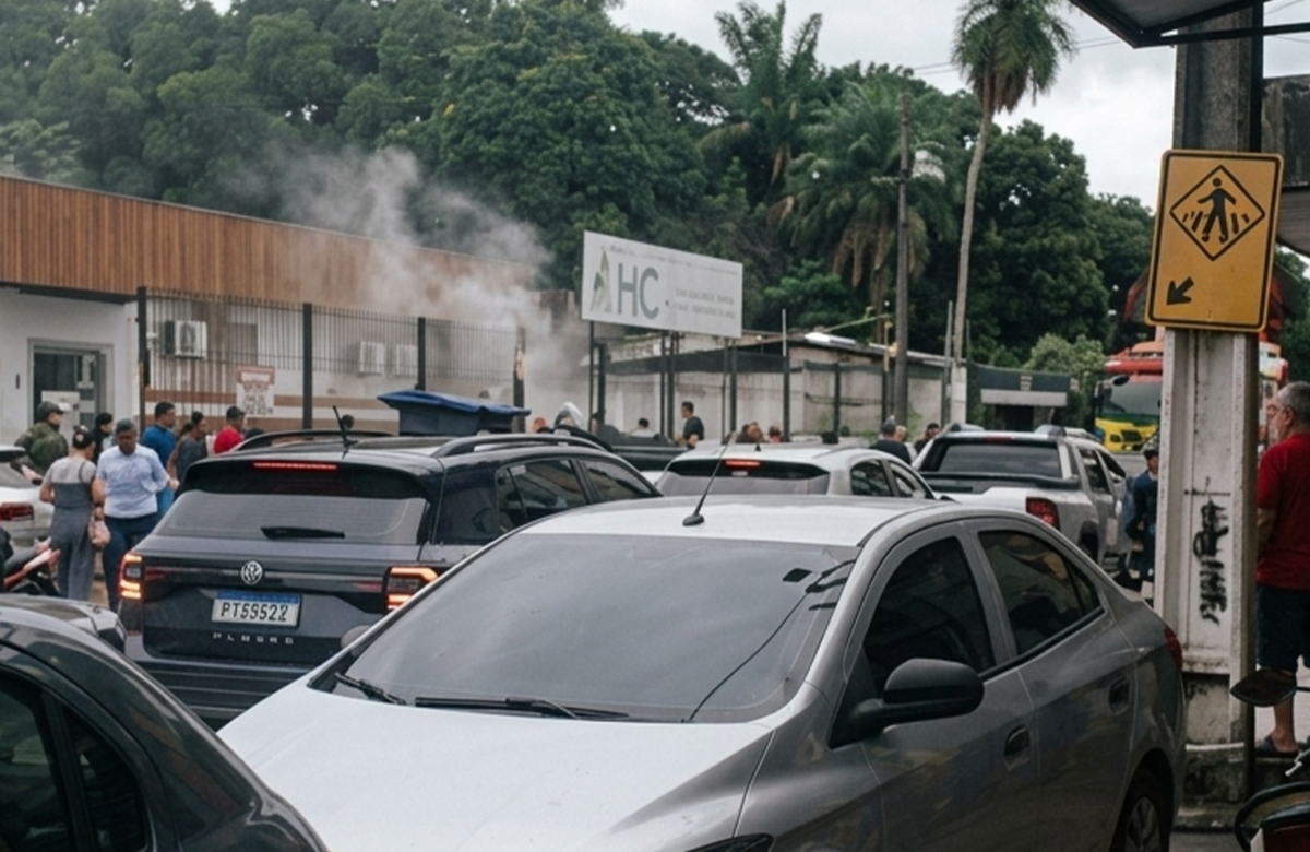 Princípio de incêndio atinge Hospital de Clínicas, em Ananindeua; fogo teria começado em aparelho de ultrassom