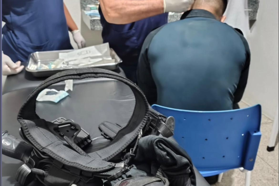 PM é atacado com faca durante ocorrência em Ananindeua; suspeito morreu