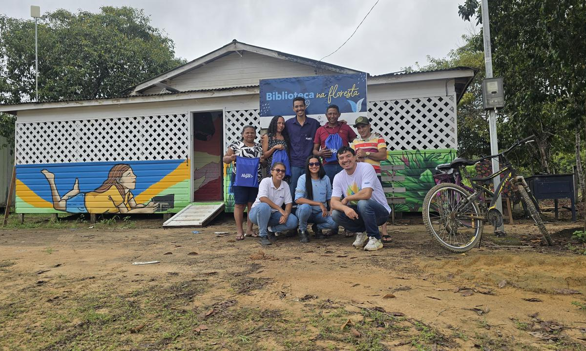 Biblioteca na Floresta incentiva doação de livros e fortalece acesso à leitura