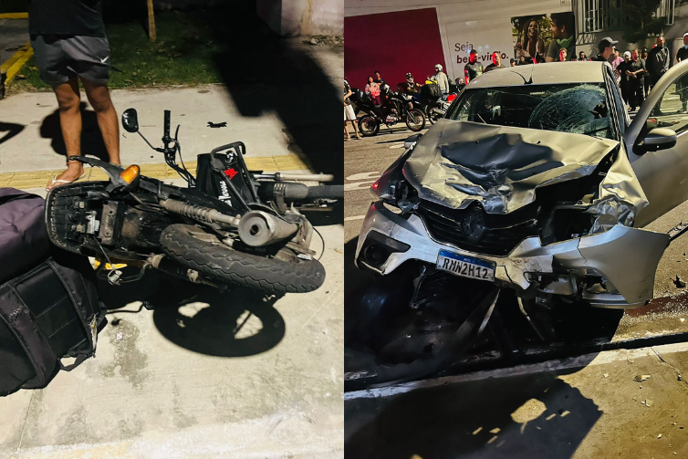 Entregadora morre atropelada em acidente violento em Belém; motorista envolvido foi preso com drogas