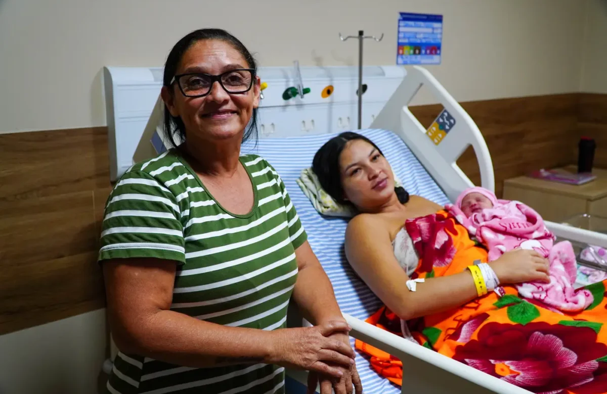 Nasce primeiro bebê do Novo Hospital Materno-Infantil Anita Gerosa