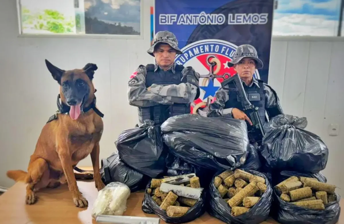 Mais de 80 kg de skank e cocaína são apreendidos em embarcação no Marajó