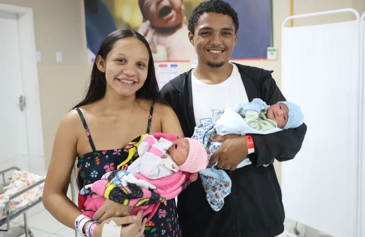 Primeiros gêmeos nascem após reabertura do Hospital Anita Gerosa em Ananindeua