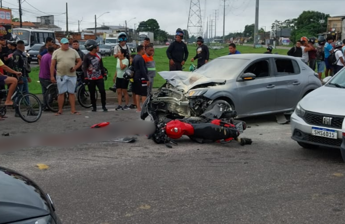 Acidente deixa uma vítima fatal na Av. Independência, em Ananindeua