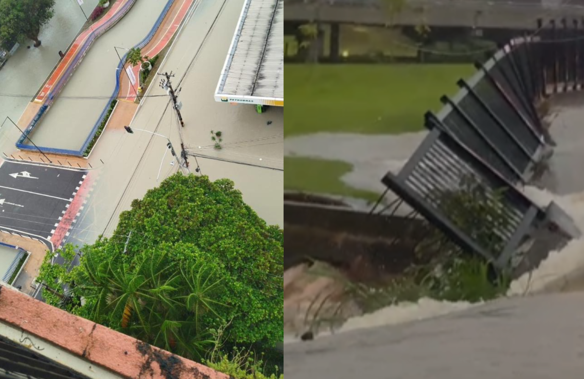 Alerta laranja: chuvas intensas provocam alagamentos e transtornos em Belém e Ananindeua