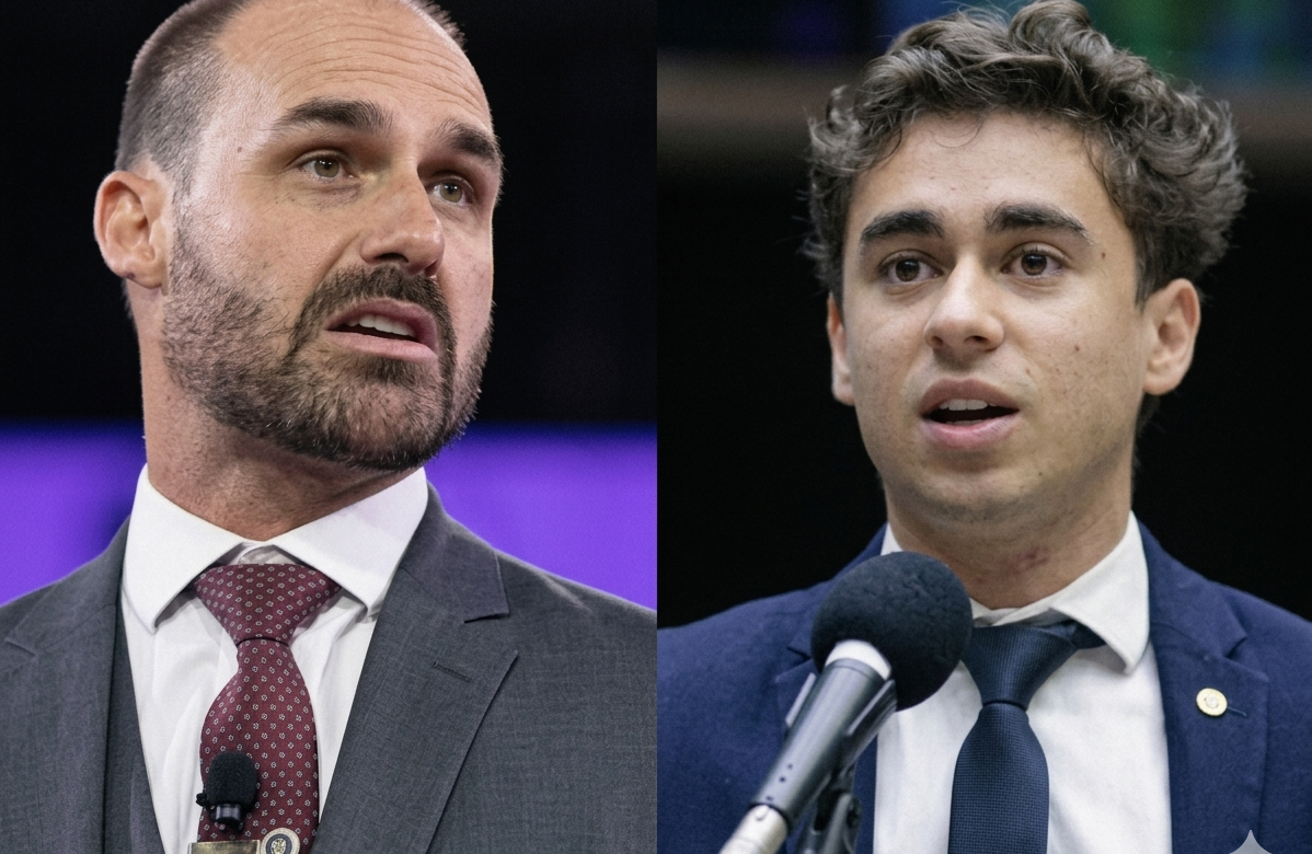 Racha na direita: Eduardo Bolsonaro acusa Nikolas Ferreira de desrespeito à família