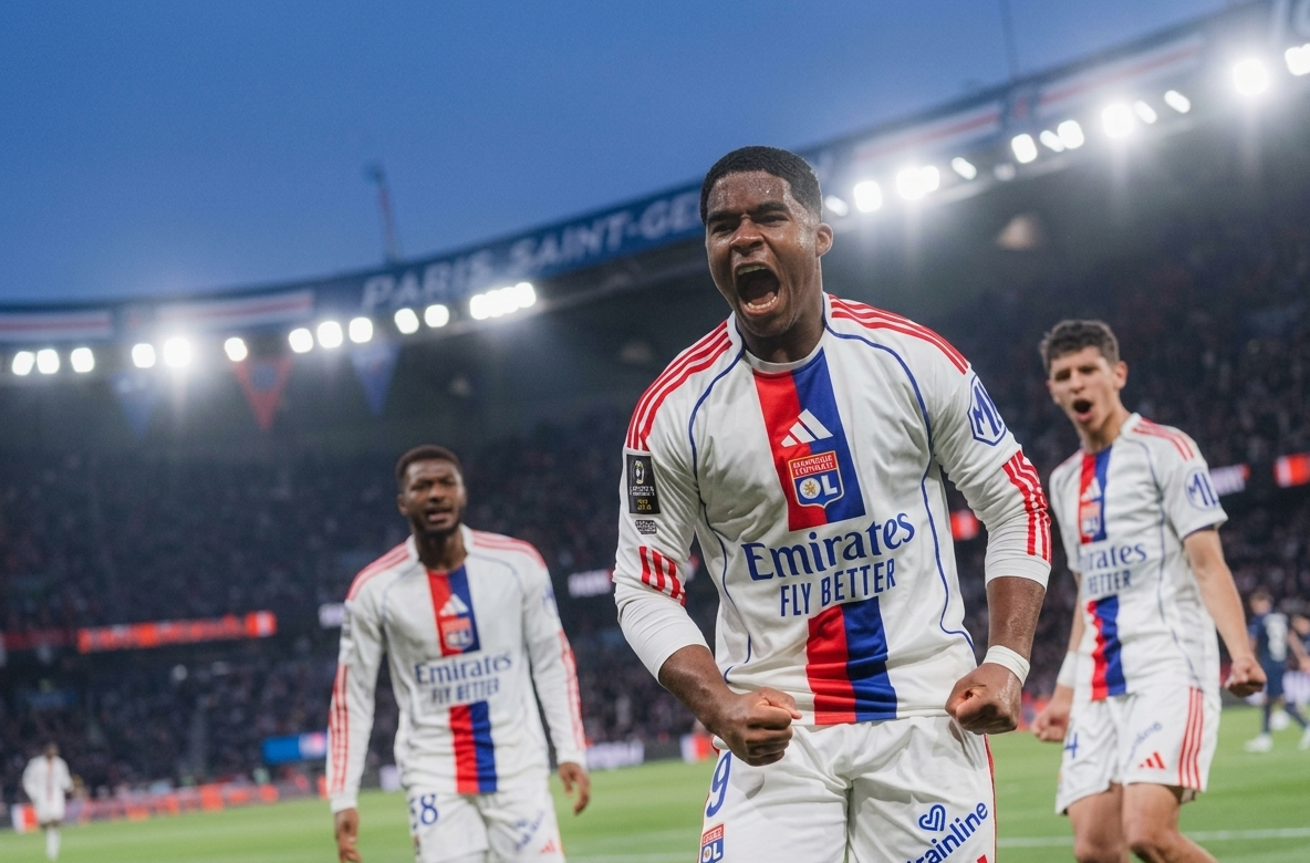 Provocação? Hakimi reprova comemoração de Endrick em clássico entre Lyon e PSG