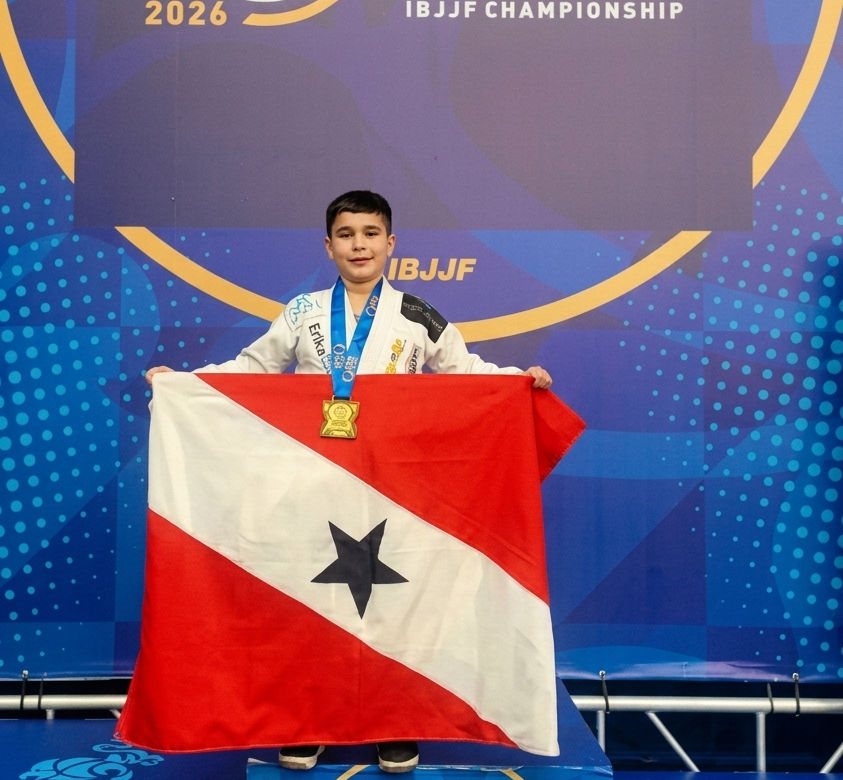Atleta paraense é tricampeão europeu de jiu-jitsu na Irlanda