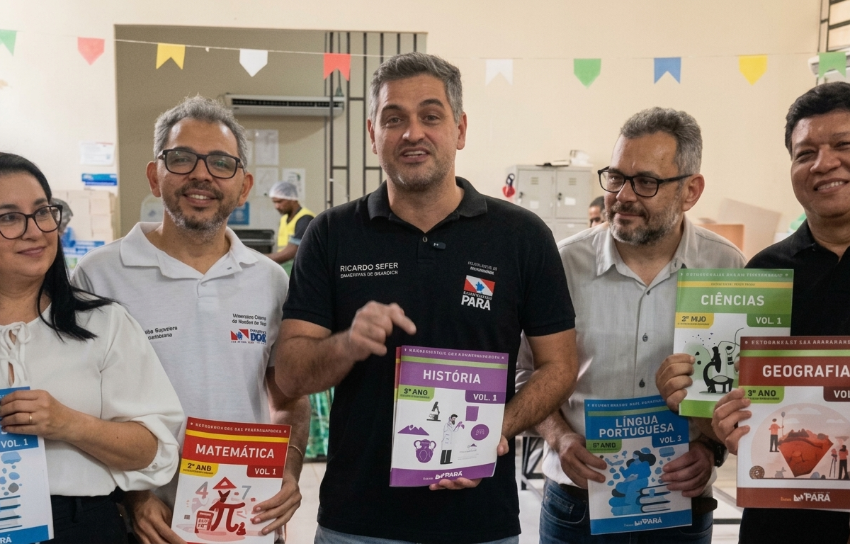 Professores da rede estadual assinam produção de livros didáticos no Pará