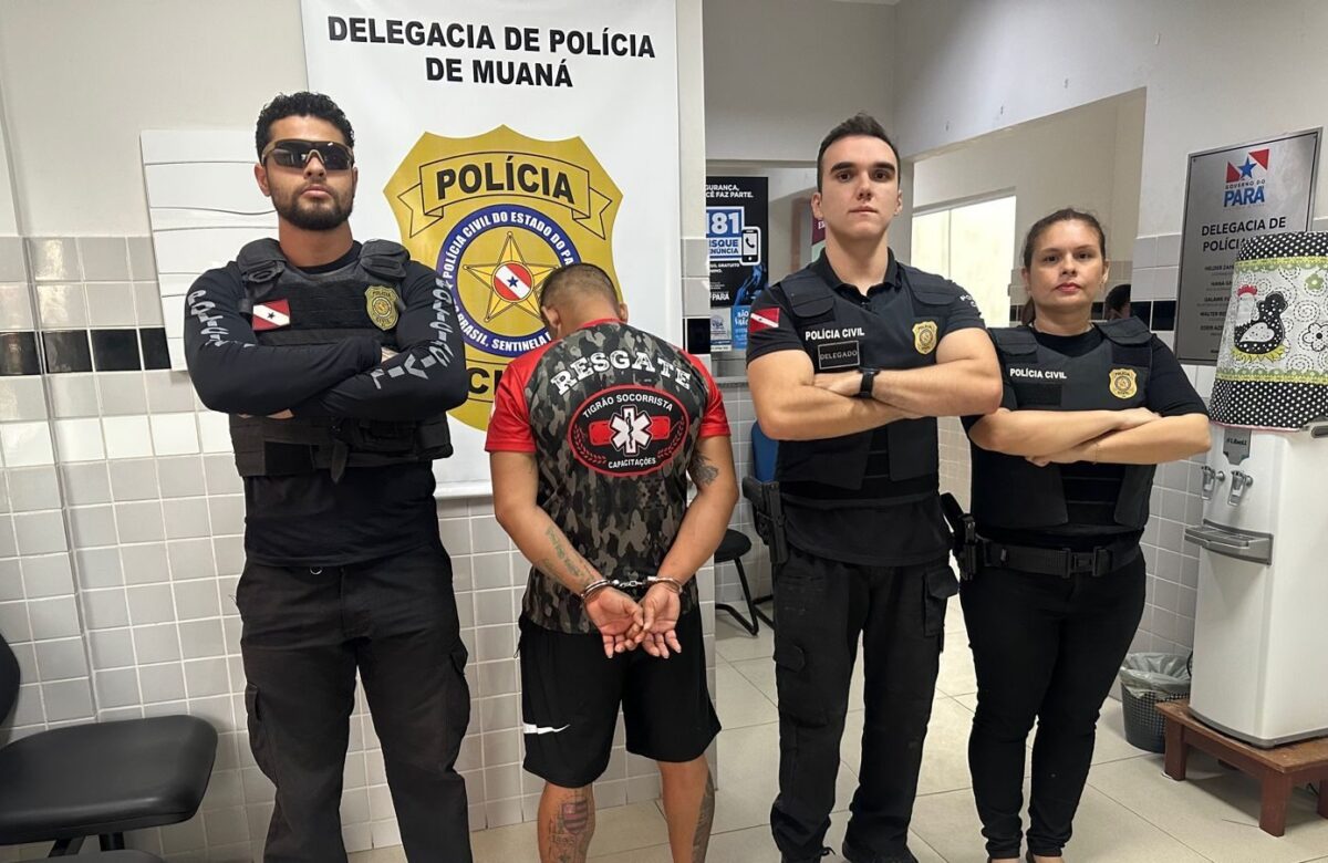 Polícia Civil prende homem com 11 processos criminais em Muaná, no Marajó