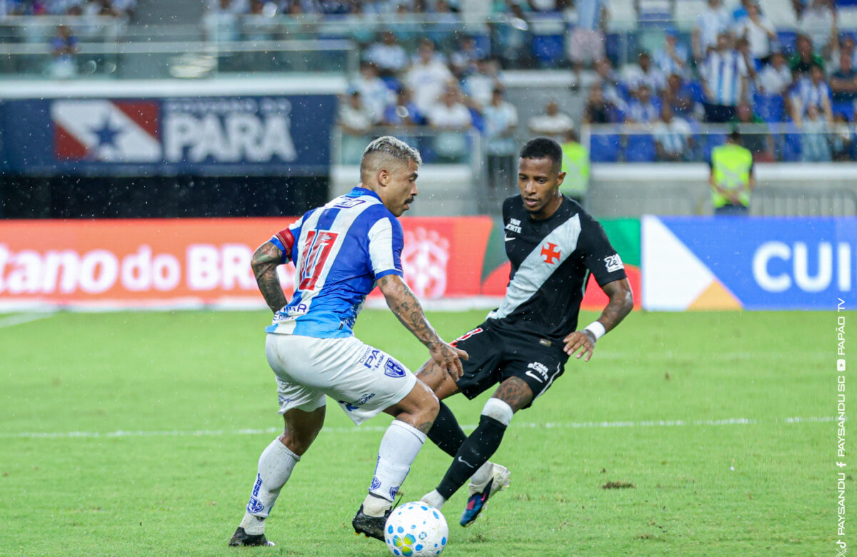 Paysandu tenta reverter placar contra o Vasco na Copa do Brasil após derrota no jogo de ida