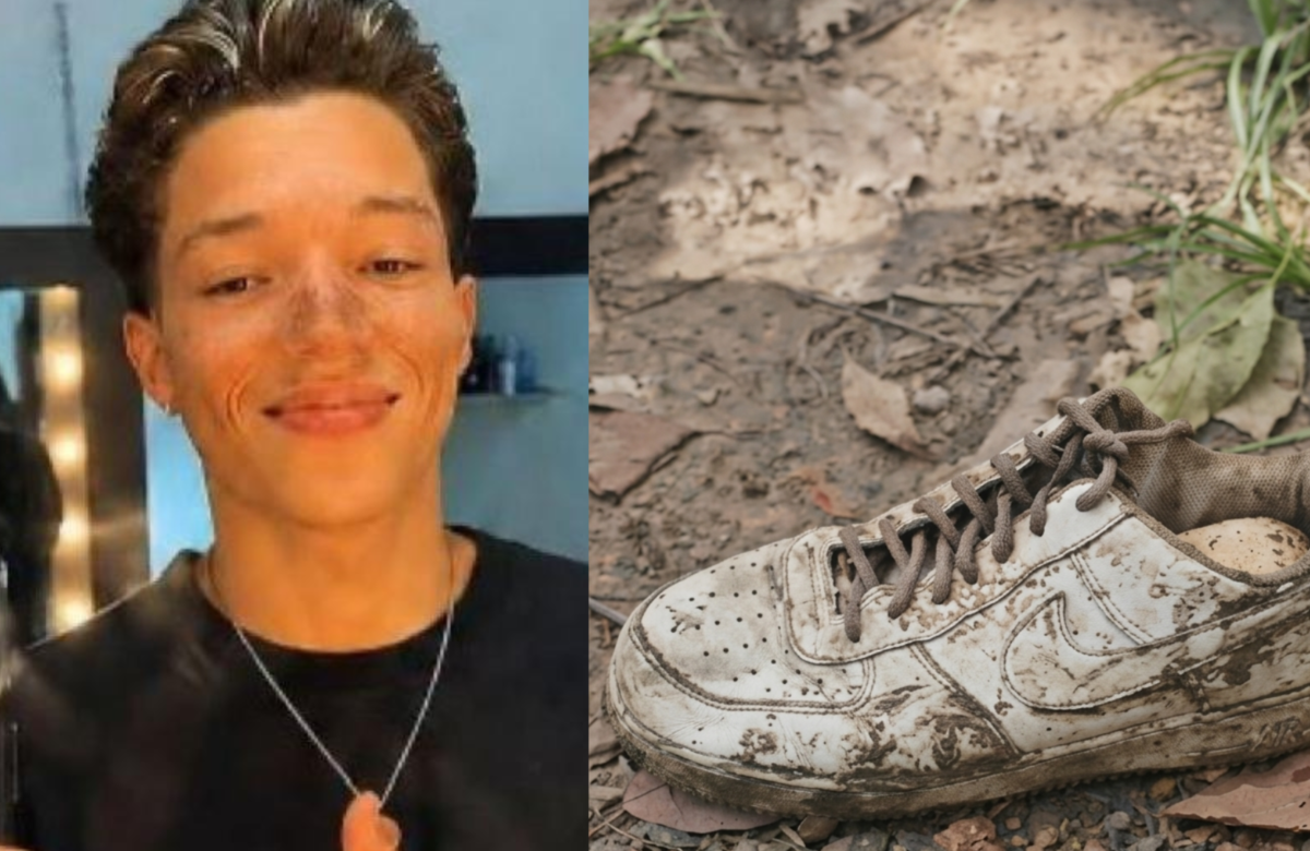 Tênis, que pode ser de jovem desaparecido, é encontrado em área de mata em Ananindeua