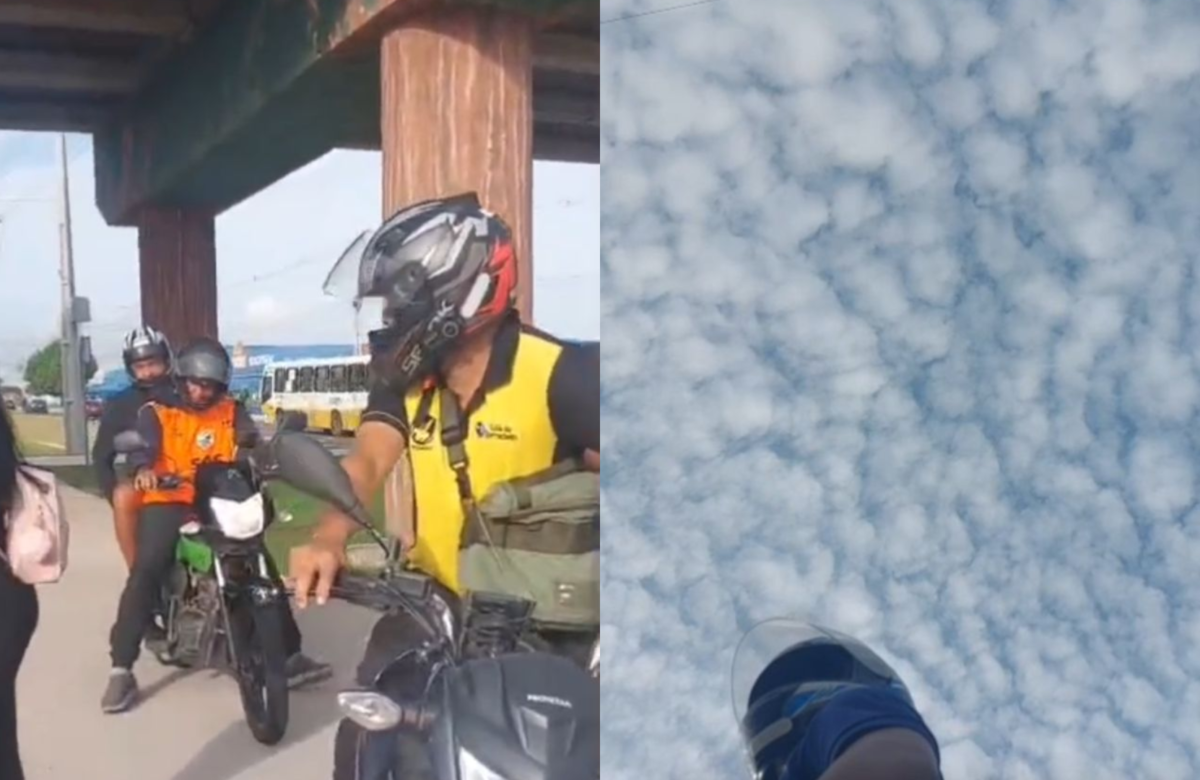Mulher é atropelada enquanto filmava irregularidade de motociclistas na Rod. Mário Covas, em Ananindeua
