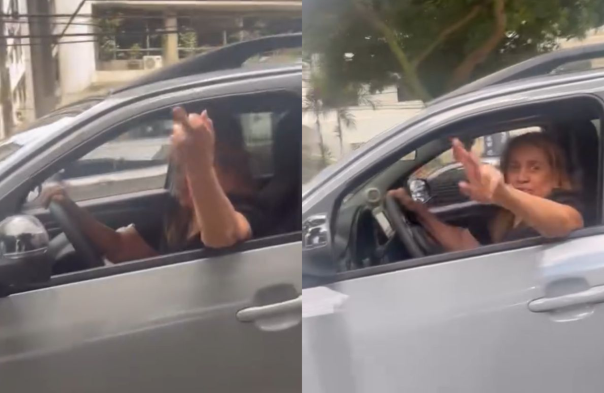 Mulher dispara ataques homofóbicos em confusão no trânsito na Av. Nazaré