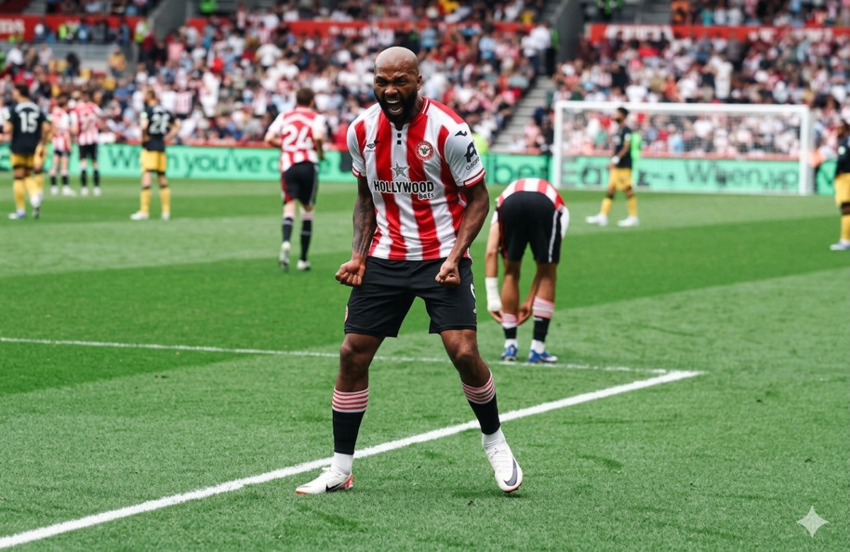 Igor Thiago marca em vitória do Brentford e encosta em Haaland na artilharia da Premier League