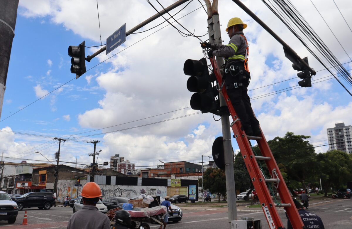 Furto de cabos e vandalismo geram mais de 600 ocorrências na rede semafórica de Belém