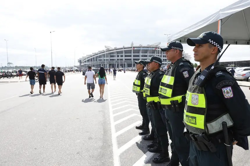 Mangueirão terá esquema especial de segurança e trânsito para Remo e Palmeiras